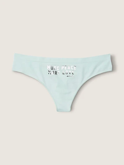 Seamless High-Leg Thong Panty