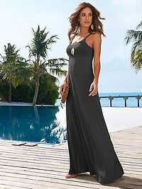 Tie-Back Maxi Dress