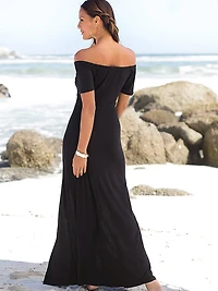 Off-Shoulder Maxi Dress