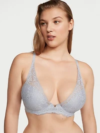 Lightly Lined Lace Plunge Bra