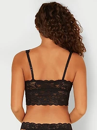 Never Say Plungie Longline Bralette
