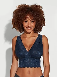 Never Say Curvy Plungie Longline Bralette