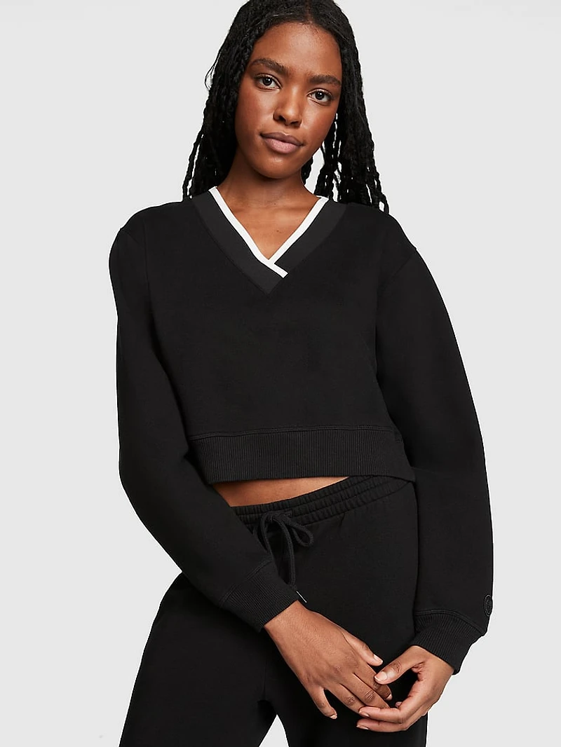 Premium Fleece V-Neck Pullover