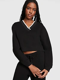 Premium Fleece V-Neck Pullover