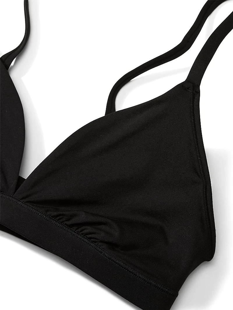 Powder Puff Cotton Triangle Bralette