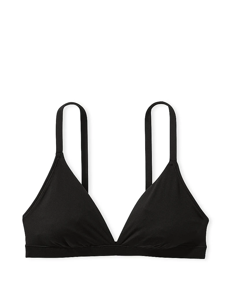 Powder Puff Cotton Triangle Bralette