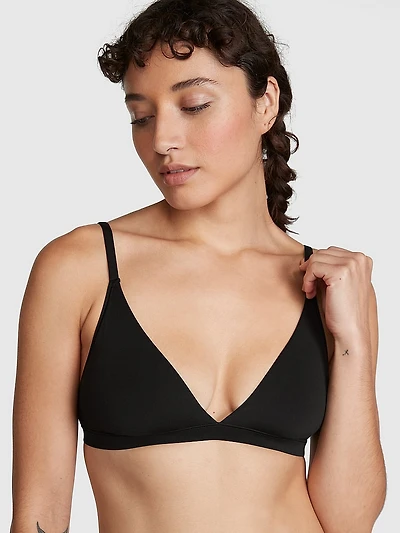 Powder Puff Cotton Triangle Bralette
