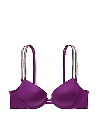 Electric Orchid Shine Strap Push-Up Bra
