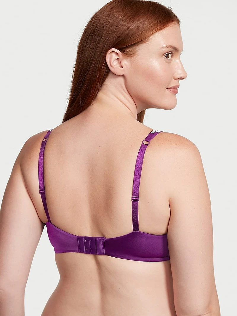 Electric Orchid Shine Strap Push-Up Bra