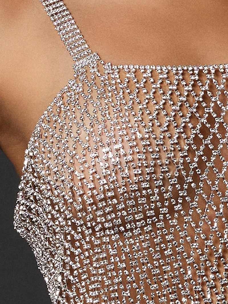 Elsa Sparkle Lattice Cami