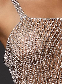 Elsa Sparkle Lattice Cami