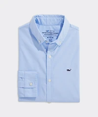 Boys' Breakwater Solid Performance Cotton Shirt