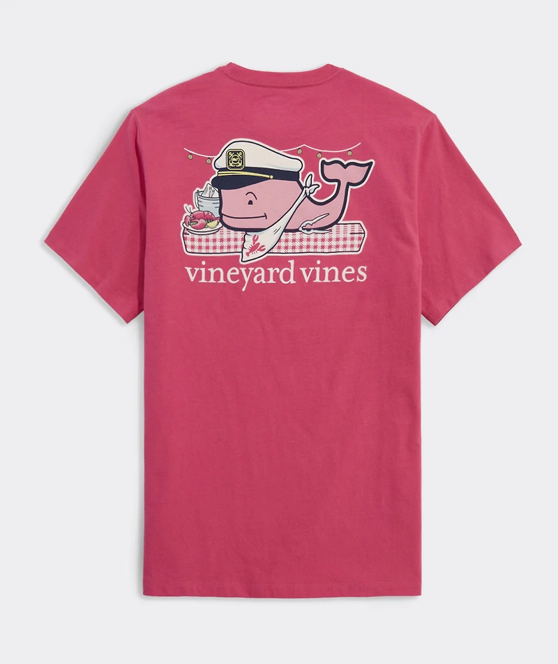 Lobster Bake Whale Short-Sleeve Pocket Tee