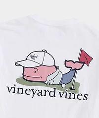 Golfer Whale Short-Sleeve Pocket Tee