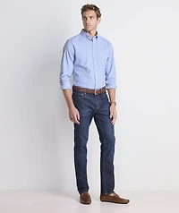 Skysail Gingham Performance Cotton Slim Fit Shirt