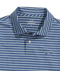 OUTLET Boys' Stripe Performance Polo