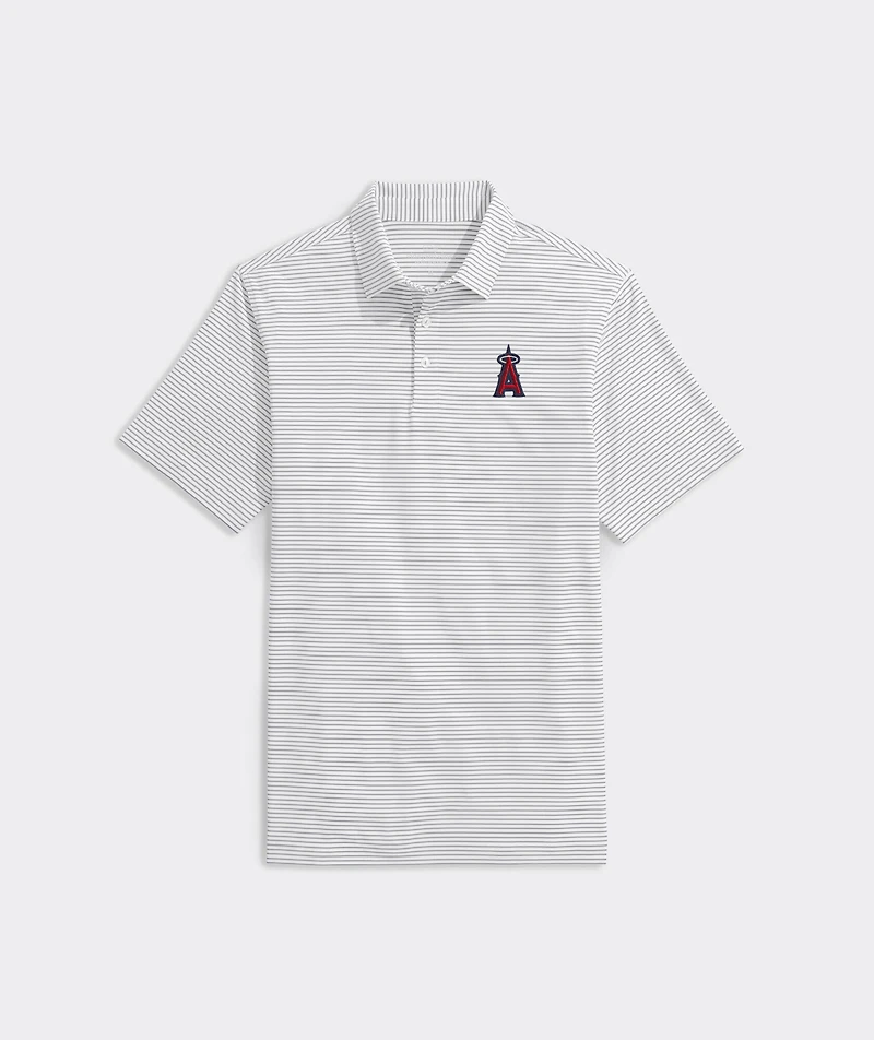Los Angeles Angels Bradley Stripe Sankaty Polo