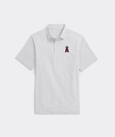 Los Angeles Angels Bradley Stripe Sankaty Polo