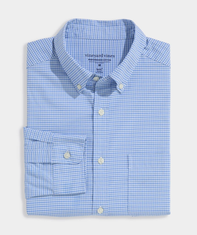 Tradewind Check Performance Cotton Shirt