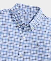 Boys' Bellamy Plaid Performance Cotton Shirt