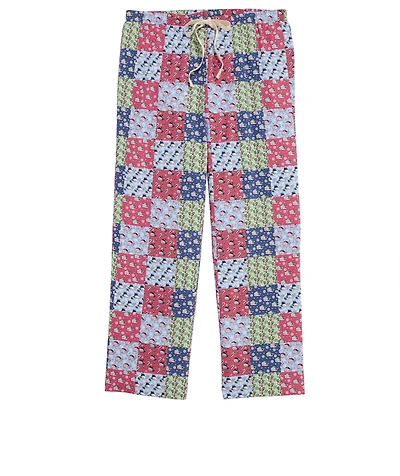 OUTLET Holiday Whale Patchwork Lounge Pants