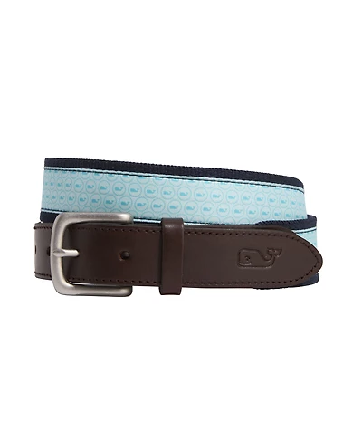 OUTLET Whale Dot Canvas Club Belt