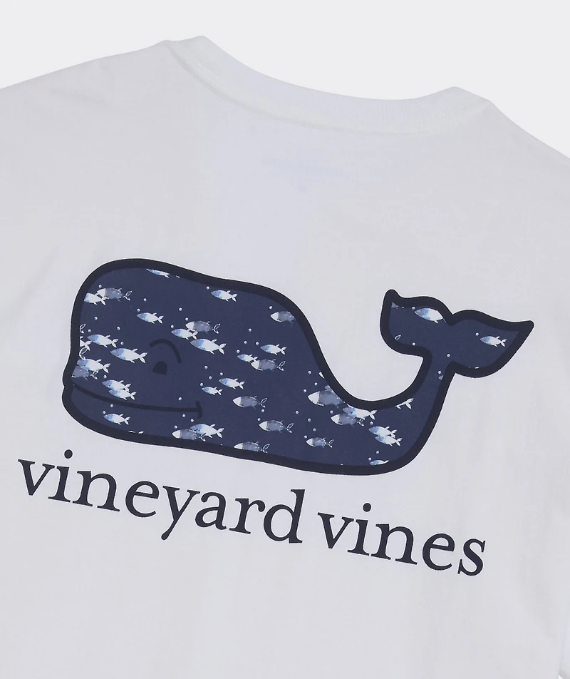 Gone Fishing Whale Short-Sleeve Pocket Tee