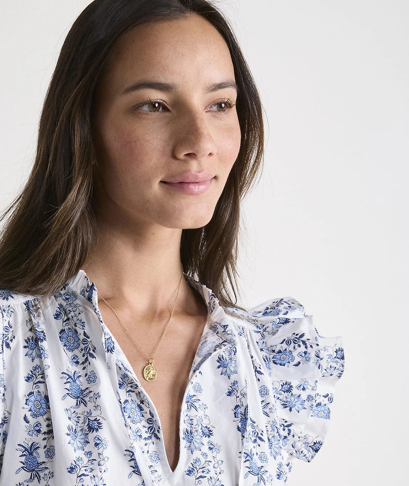 Adare Ruffle Top