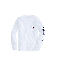 OUTLET Holiday Whales & Lights Whale Long-Sleeve Pocket Tee