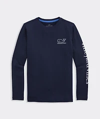 Boys' Long-Sleeve Whale Harbor Sun Performance Tee