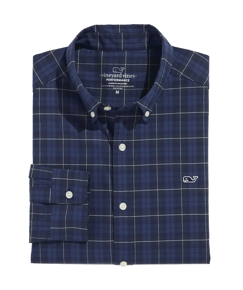 OUTLET Performance Twill Plaid Shirt