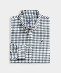 Boys' Skysail Gingham Performance Cotton Shirt