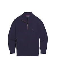 OUTLET Fisherman Rib Quarter Zip Sweater