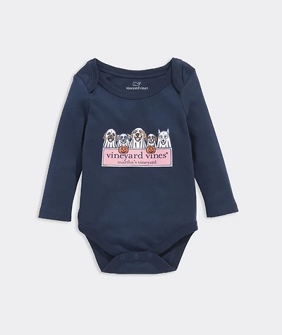 Baby Long-Sleeve Ghost Pups Body Suit