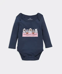 Baby Long-Sleeve Ghost Pups Body Suit