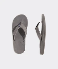 Contoured Leather Flip Flops