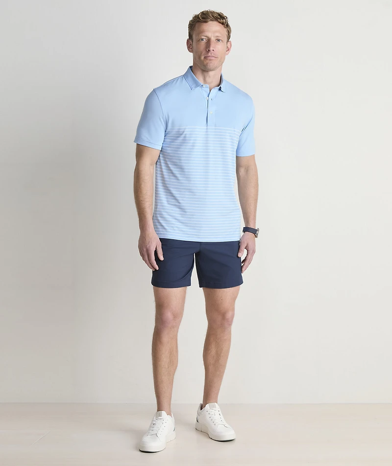 Breton Stripe Palmero Performance Polo