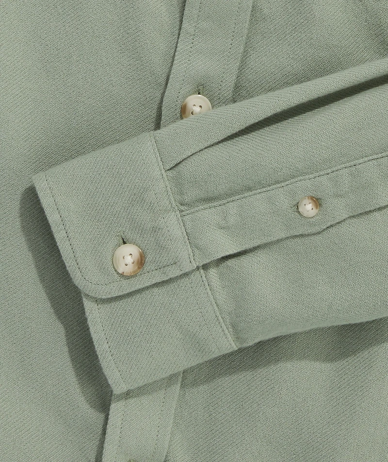 Clifton Solid Midweight Twill Utility Shirt