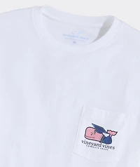 2025 Graduation Whale Short-Sleeve Pocket Tee