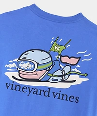 Racing Down The Slopes Long-Sleeve Pocket Tee