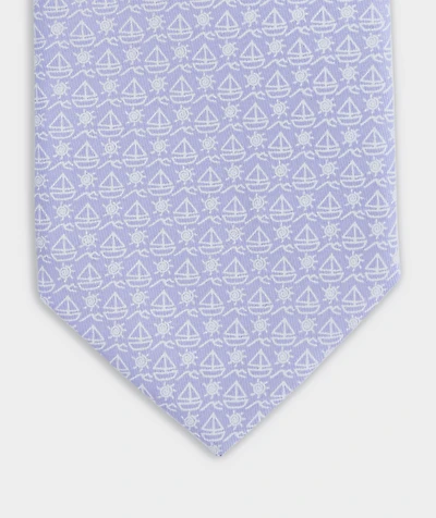 Simple Sailboat Silk Tie