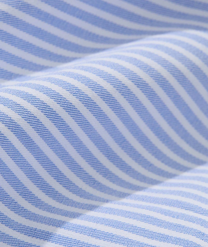 Tiburon Stripe Performance Cotton Short-Sleeve Shirt