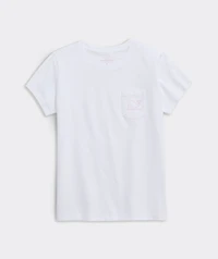 Girls' Vintage Whale Short-Sleeve Pocket Tee