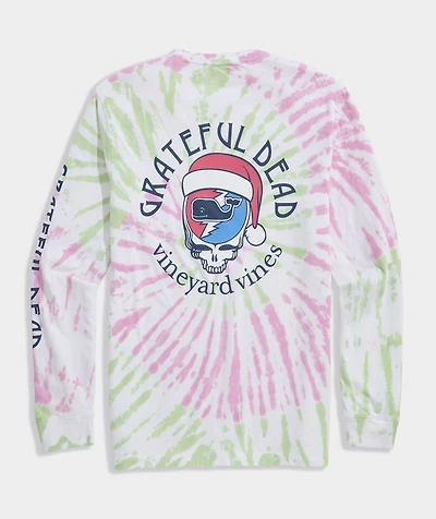Grateful Dead x vineyard vines Holiday Stealie Long-Sleeve Pocket Tee