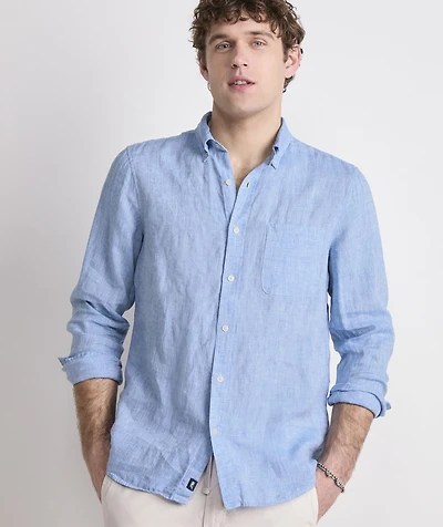 Surfside Solid Linen Shirt