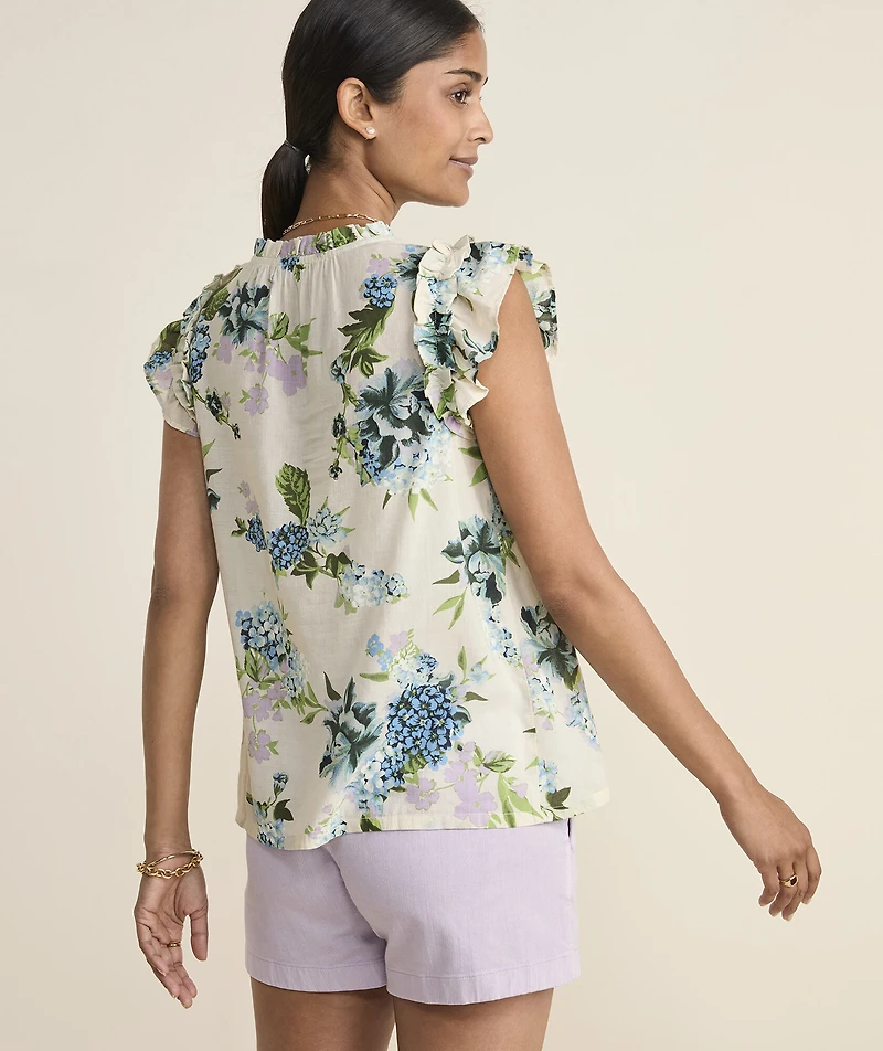 Floral Ruffle Popover