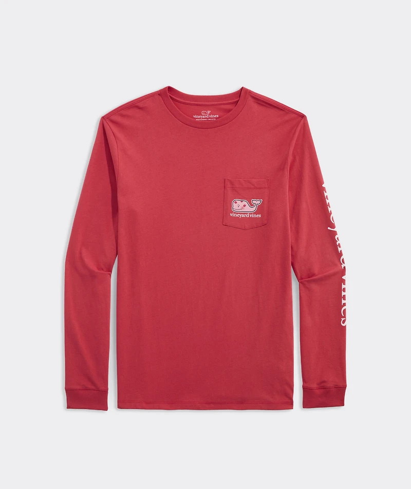 Kissed Whale Long-Sleeve Pocket Tee