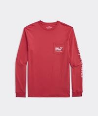 Kissed Whale Long-Sleeve Pocket Tee