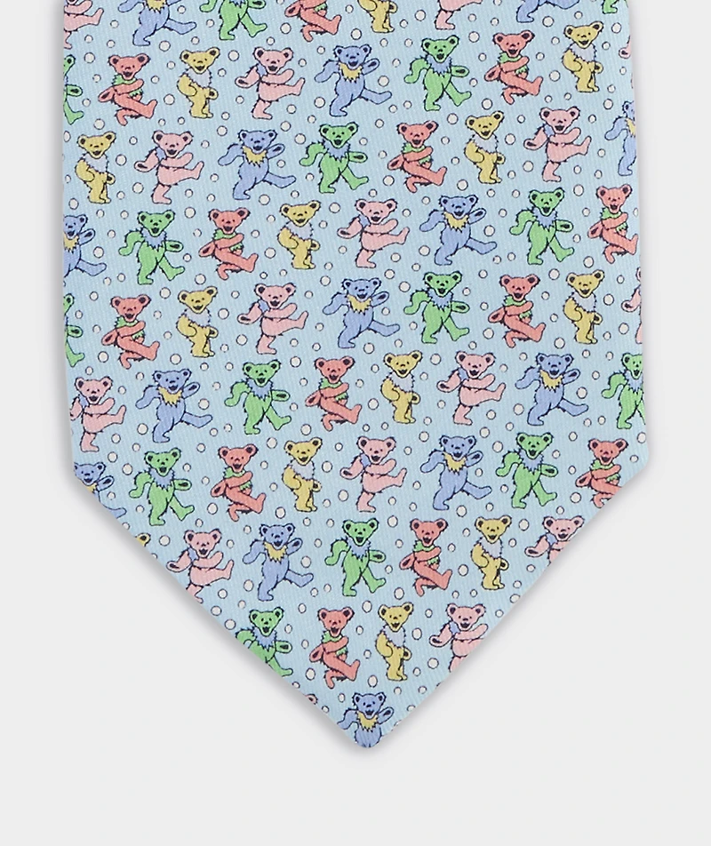 Grateful Dead x vineyard vines Dancing Bears Silk Tie