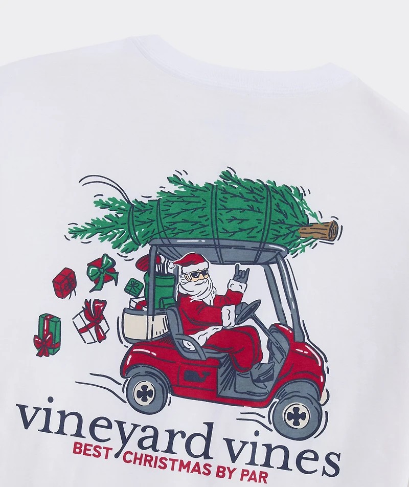 Best Christmas By Par Long-Sleeve Pocket Tee